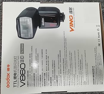 GODOX V860ⅡC for CANON Amazon.com : GODOX V860II-C Kit E-TTL High-Speed Sync 1